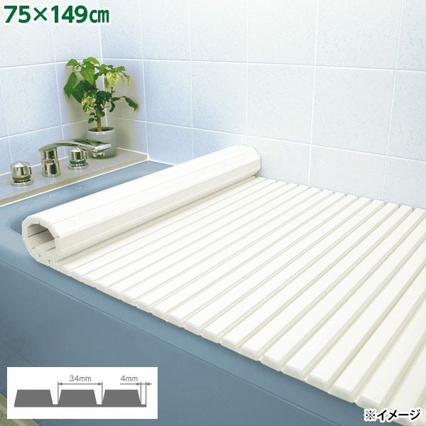 東プレ 風呂ふた シャッター ホワイト 75×119cm L12 tf8su2k 東プレ 風呂ふた シャッター 75×120cm用 L12 風呂蓋 風呂フタ ホワイト